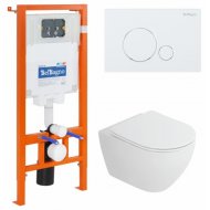 Комплект BelBagno CZR-6601-TH-TOR/CZR2316SC/BB002-80/BB014-SR-BIANCO