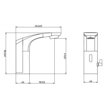 Смеситель для раковины BelBagno KRAFT-ELV-CRM