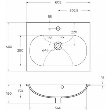 Мебель для ванной BelBagno Kraft-600-BB1923-600 Pino Pasadena