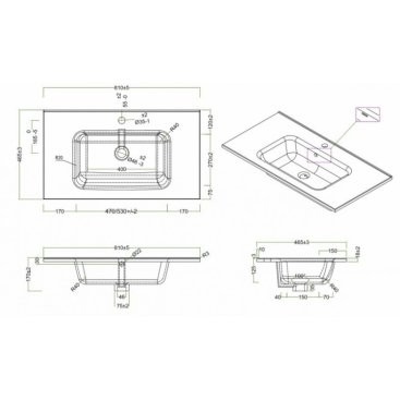 Мебель для ванной BelBagno Kraft-800 Pietra Grigio