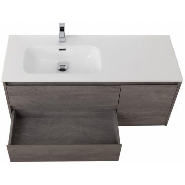 Тумба с раковиной BelBagno Kraft 100-BB1000ETL-L Cemento Grigio