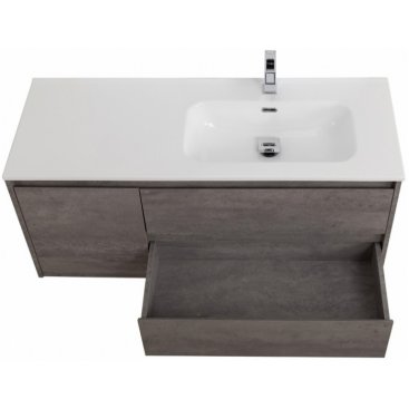 Тумба с раковиной BelBagno Kraft 100-BB1000ETL-R Cemento Grigio