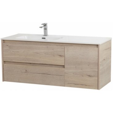 Мебель для ванной BelBagno Kraft-1000-BB1000ETL-L Rovere Galifax Bianco