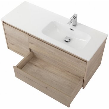 Мебель для ванной BelBagno Kraft-1000-BB1000ETL-R Rovere Galifax Bianco