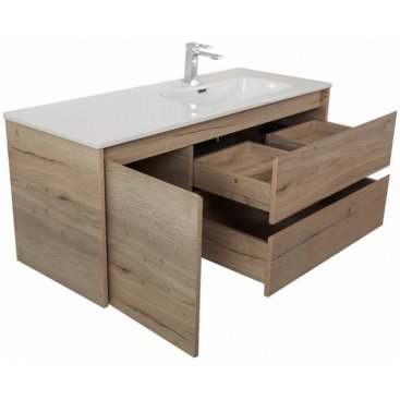 Мебель для ванной BelBagno Kraft-1000-BB1000ETL-R Rovere Galifax Bianco