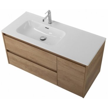 Тумба с раковиной BelBagno Kraft 100-BB1000ETL-L Rovere Nebrasca Nature