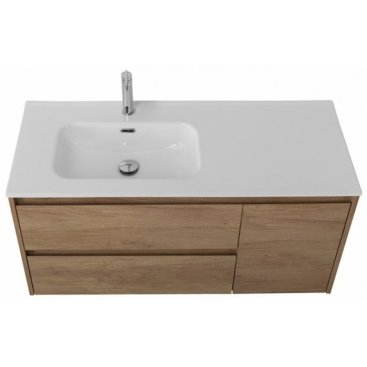 Тумба с раковиной BelBagno Kraft 100-BB1000ETL-L Rovere Nebrasca Nature