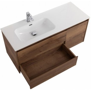 Тумба с раковиной BelBagno Kraft 100-BB1000ETL-L Rovere Tabacco