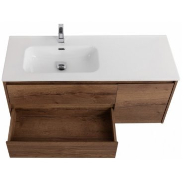 Тумба с раковиной BelBagno Kraft 100-BB1000ETL-L Rovere Tabacco