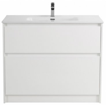 Тумба с раковиной BelBagno Kraft 100-PIA-BB1000ETL Bianco Opaco