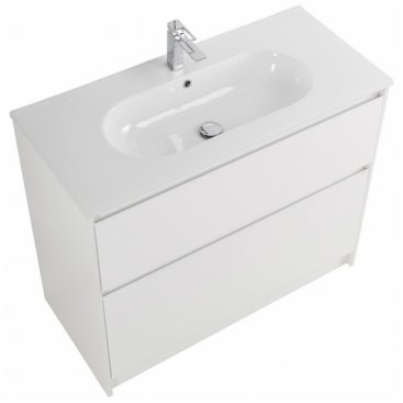 Тумба с раковиной BelBagno Kraft 100-PIA-LOV-1000 Bianco Opaco