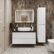 Мебель для ванной BelBagno KRAFT100BO-KEPMNO-1084-SET Bianco Opaco