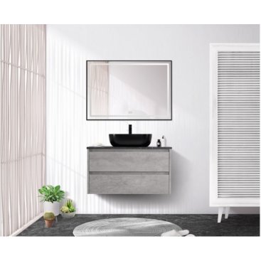 Мебель для ванной BelBagno Kraft-1000-S Cemento Grigio