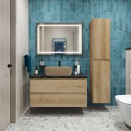 Мебель для ванной BelBagno KRAFT100RNN-KEPMNO-1302-H316-SET Rovere Nebrasca Nature