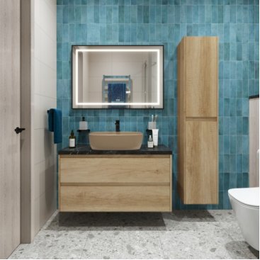 Мебель для ванной BelBagno KRAFT100RNN-KEPMNO-1302-H316-SET Rovere Nebrasca Nature