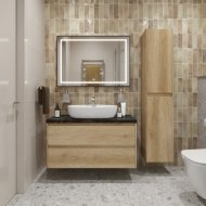 Мебель для ванной BelBagno KRAFT100RNN-KEPMNO-1346-SET Rovere Nebrasca Nature