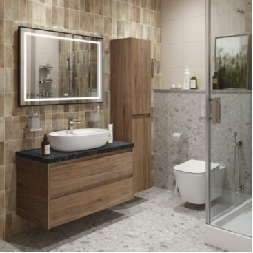 Мебель для ванной BelBagno KRAFT100RT-KEPMNO-1346-SET Rovere Tabacco