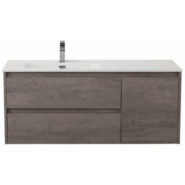 Тумба с раковиной BelBagno Kraft 120-BB1200ETL-L Cemento Grigio