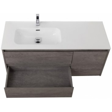 Мебель для ванной BelBagno Kraft-1200-BB1200ETL-L Cemento Grigio