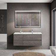 Мебель для ванной BelBagno Kraft-1200-BB1200ETL-R Cemento Grigio