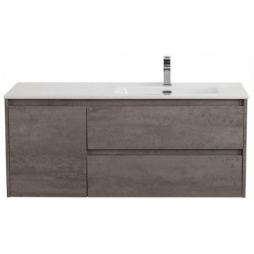 Тумба с раковиной BelBagno Kraft 120-BB1200ETL-R Cemento Grigio