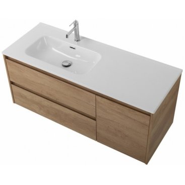 Тумба с раковиной BelBagno Kraft 120-BB1200ETL-L Rovere Nebrasca Nature