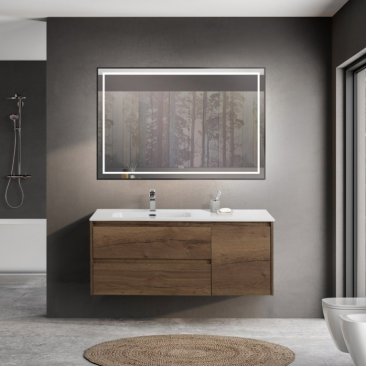 Мебель для ванной BelBagno Kraft-1200-BB1200ETL-L Rovere Tabacco