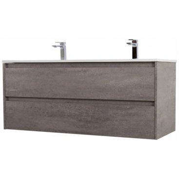 Тумба с раковиной BelBagno Kraft 120-BB1200-2-ETL Cemento Grigio