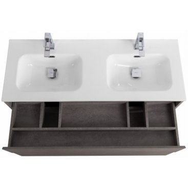 Тумба с раковиной BelBagno Kraft 120-BB1200-2-ETL Cemento Grigio