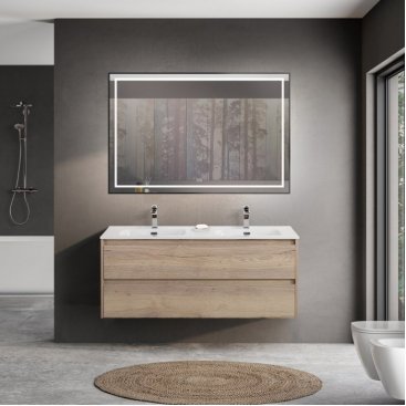 Мебель для ванной BelBagno Kraft-1200-BB1200-2-ETL Rovere Galifax Bianco