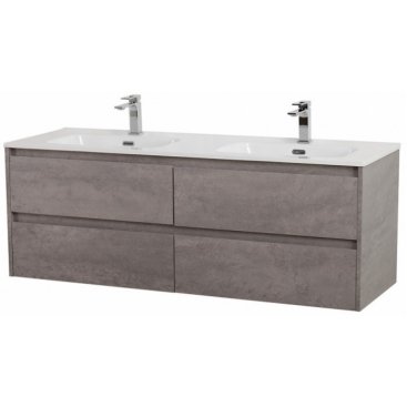 Тумба с раковиной BelBagno Kraft 120-4C-BB1200-2-ETL Cemento Grigio