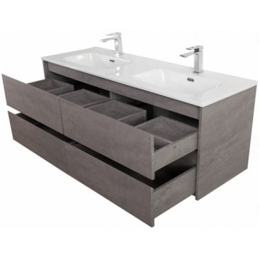 Тумба с раковиной BelBagno Kraft 120-4C-BB1200-2-ETL Cemento Grigio