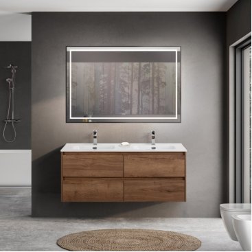 Тумба с раковиной BelBagno Kraft 120-4C-BB1200-2-ETL Rovere Tabacco