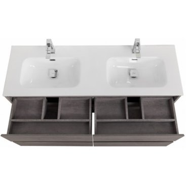 Тумба с раковиной BelBagno Kraft 140-4C-BB1400-2-ETL Cemento Grigio