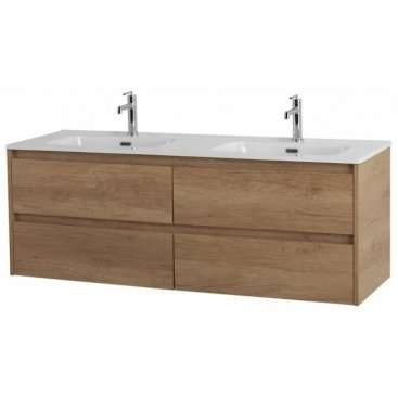 Тумба с раковиной BelBagno Kraft 140-4C-BB1400-2-ETL Rovere Nebrasca Nature