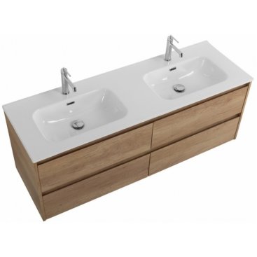 Тумба с раковиной BelBagno Kraft 140-4C-BB1400-2-ETL Rovere Nebrasca Nature