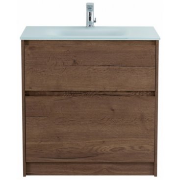 Тумба с раковиной BelBagno Kraft 100-PIA-BB1010/465-LV-VTR-BO Rovere Tabacco