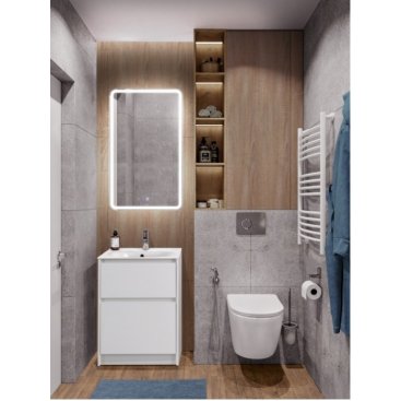 Мебель для ванной BelBagno Kraft-600-PIA-BB1923-600 Bianco Opaco