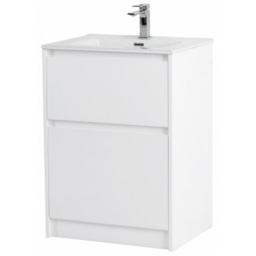 Мебель для ванной BelBagno Kraft-600-PIA-BB600ETL Bianco Opaco