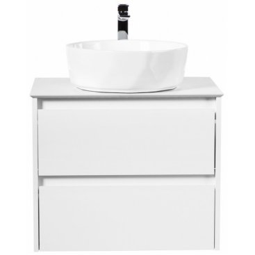 Тумба со столешницей и раковиной BelBagno Kraft 60-KEP-60-BO-BB1409 Bianco Opaco