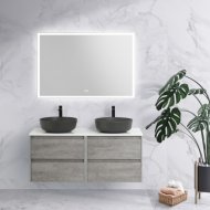 Мебель для ванной BelBagno Kraft-1200-2-S Cemento Grigio