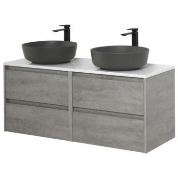 Мебель для ванной BelBagno Kraft-1200-2-S Cemento Grigio