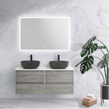 Мебель для ванной BelBagno Kraft-1400-2-S Cemento Grigio