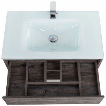 Тумба с раковиной BelBagno Kraft 80-1C-BB810/465-LV-VTR-BL Pino Pasadena