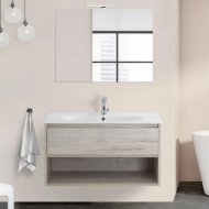 Мебель для ванной BelBagno Kraft-800-1C-LOV-800 Rovere Galifax Bianco