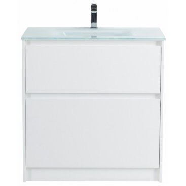 Тумба с раковиной BelBagno Kraft 80-PIA-BB810/465-LV-VTR-BL Bianco Opaco