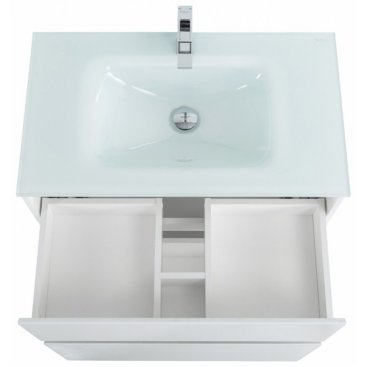 Тумба с раковиной BelBagno Kraft 80-PIA-BB810/465-LV-VTR-BL Bianco Opaco