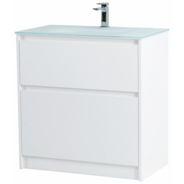 Мебель для ванной BelBagno Kraft-800-PIA-BB810/465-LV-VTR-BO Bianco Opaco