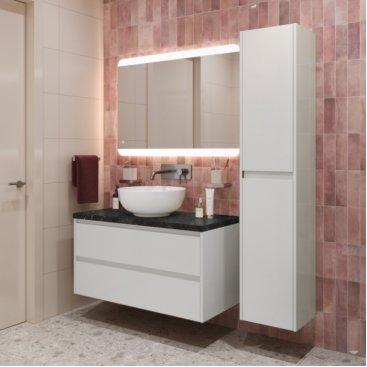 Мебель для ванной BelBagno KRAFT80BO-KEPMNO-1077-SET Bianco Opaco