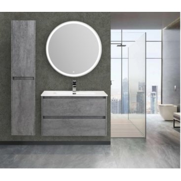 Тумба с раковиной BelBagno Kraft 80-BB800ETL Cemento Grigio